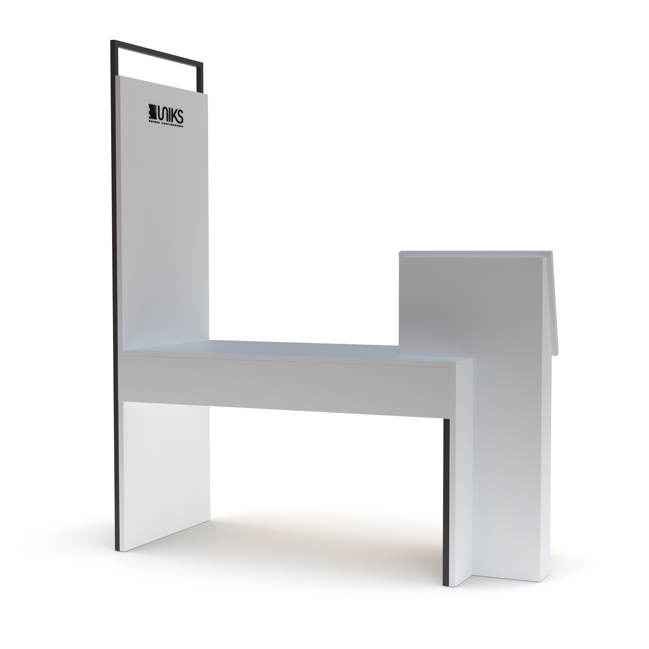 Desktop tile rack