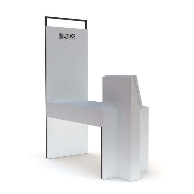 Desktop tile rack